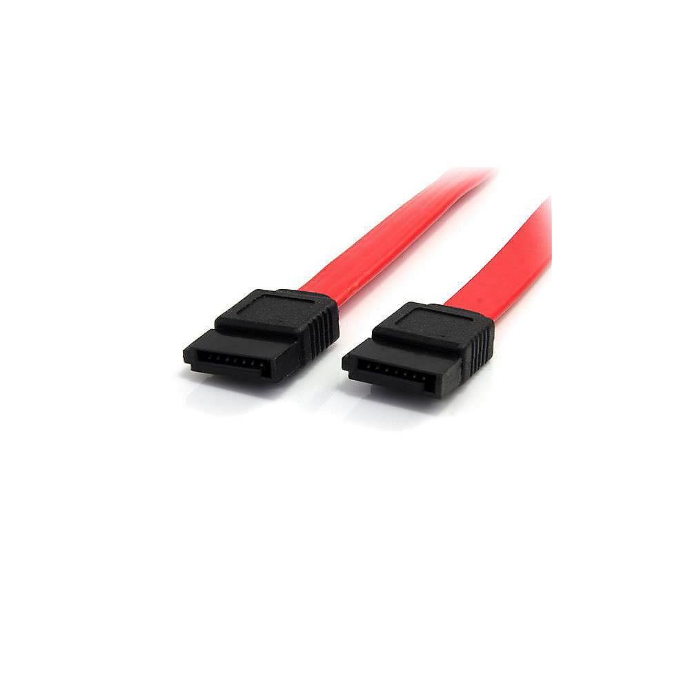 Startech SATA Anschlusskabel 0,2m 6 GB/s rot