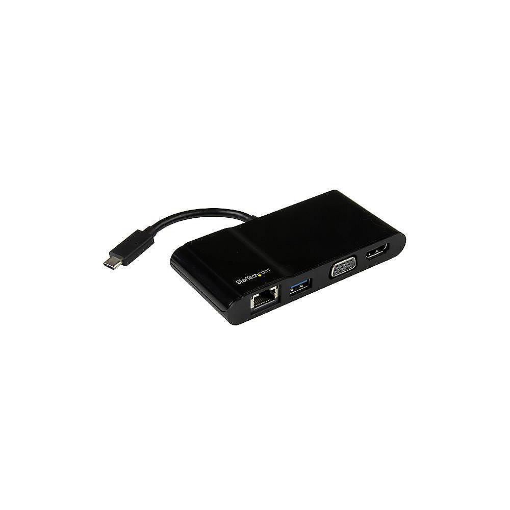 Startech USB 3.0 Multifunktions Adapter 4K HDMI/VGA schwarz