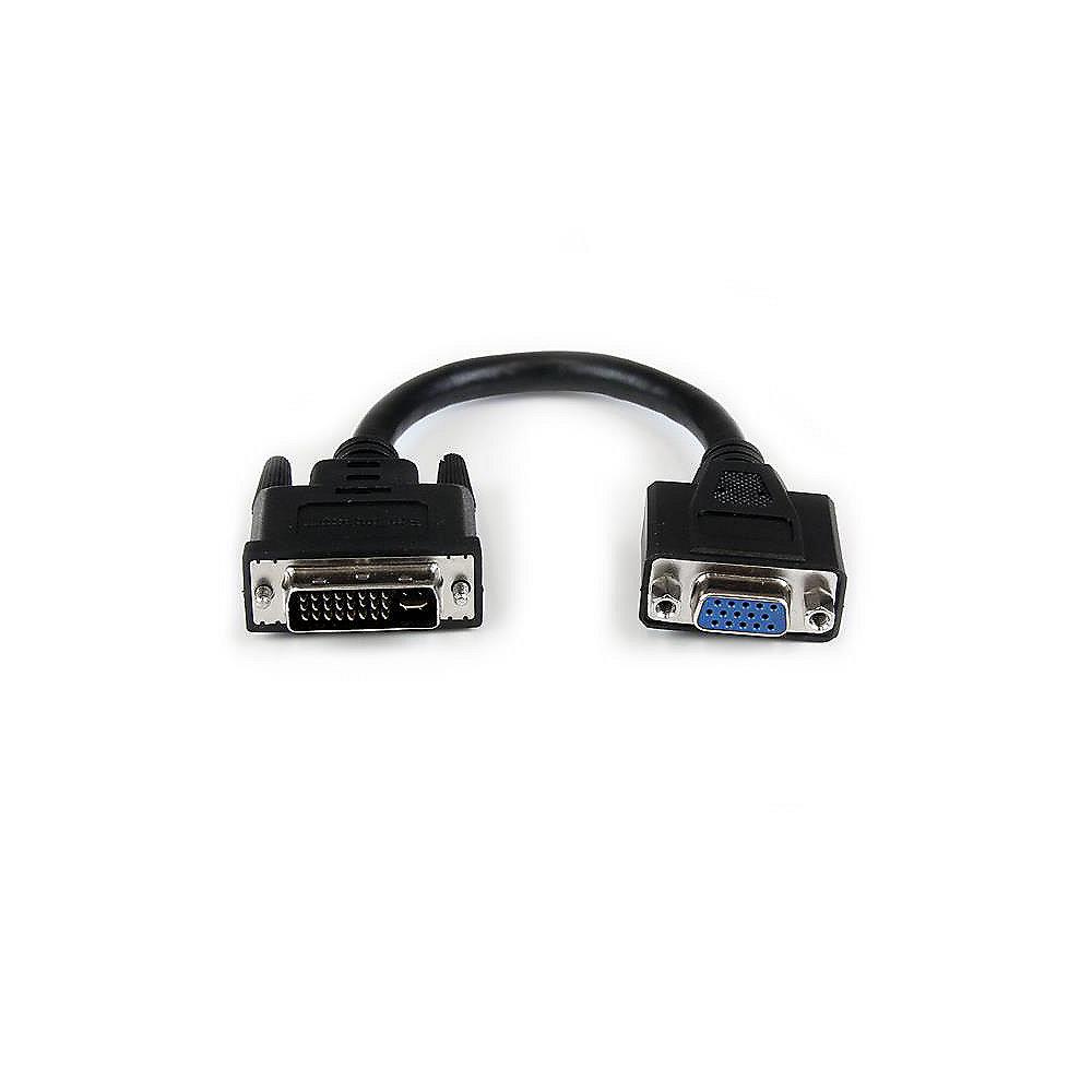 Startech VGA zu DVI Adapter 0,2m Bu./St. schwarz