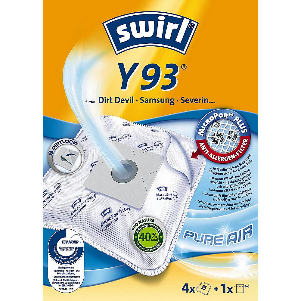 Swirl Y 93 MicroPor Plus AirSpace Staubsaugerbeutel (4er Pack)