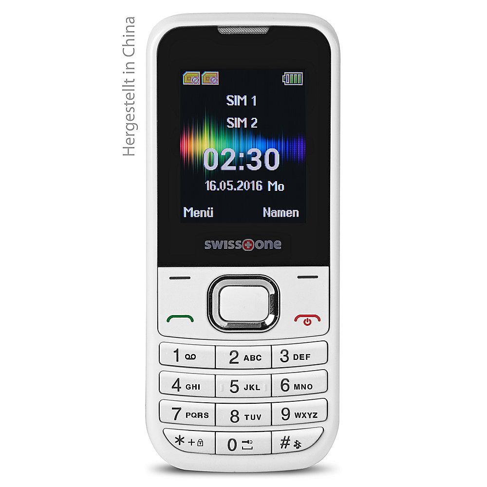 swisstone SC 230 Dual-SIM weiß GSM Mobiltelefon, swisstone, SC, 230, Dual-SIM, weiß, GSM, Mobiltelefon