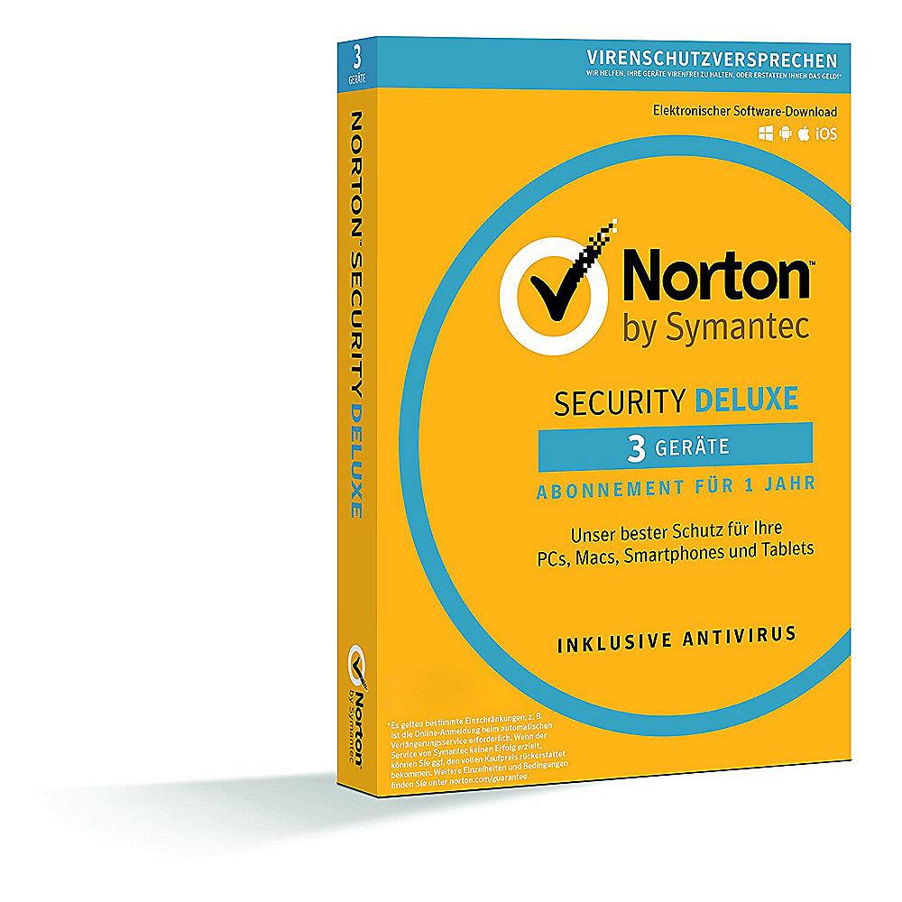 Symantec Norton Security 3.0 3Geräte Deluxe 1Jahr CardCase