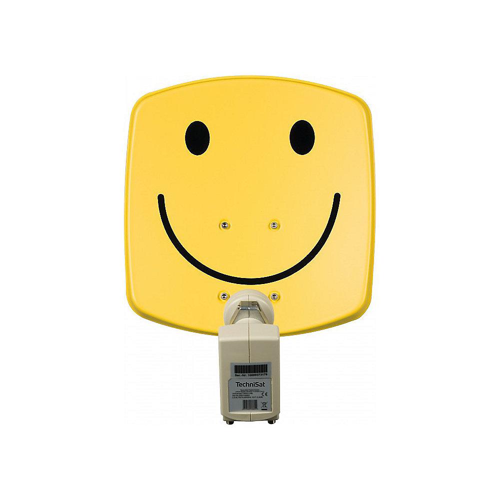 TechniSat DigiDish 33 mit Universal-Twin-LNB, gelb Smiley