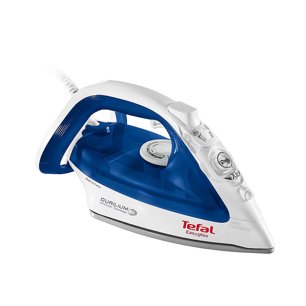 Tefal FV3960 Easygliss Dampfbügeleisen blau/weiß