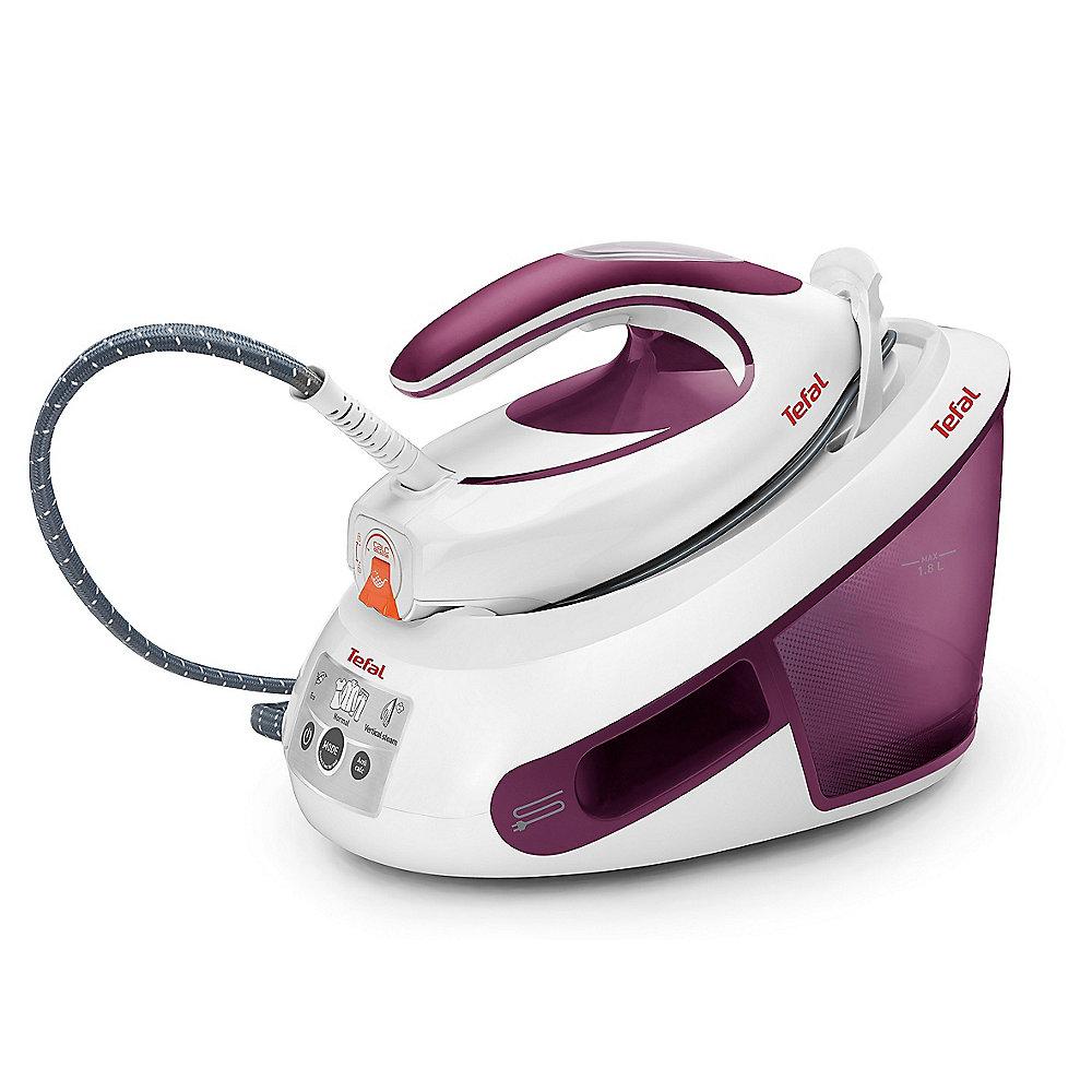 Tefal SV8054 Express Anti-Calc Dampfbügelstation 6,5 bar Weiß/Lila