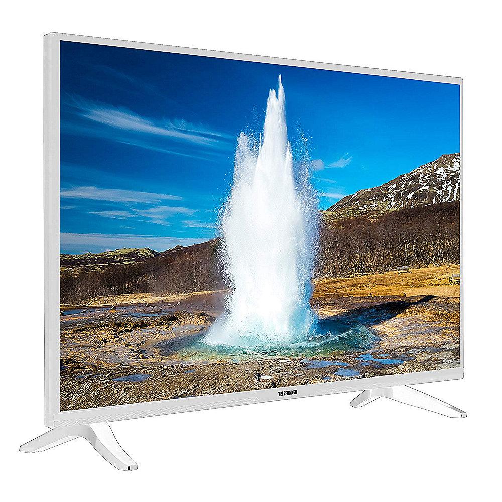 Telefunken XU43D401-W 110cm 43" 4K UHD  DVB-T2/C/S2 Smart TV CMP 1200 weiss