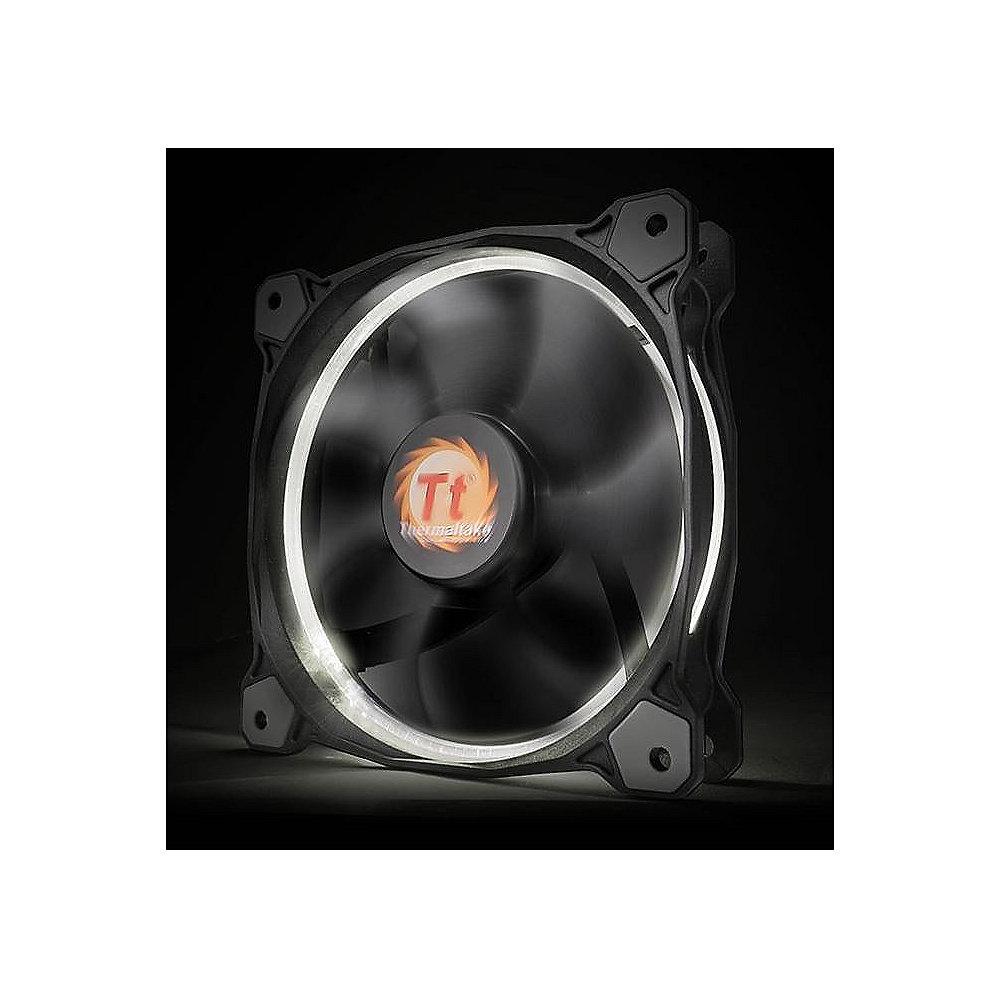 Thermaltake Riing 12 LED weiß Gehäuselüfter 120x120x25mm 1000/1500upm