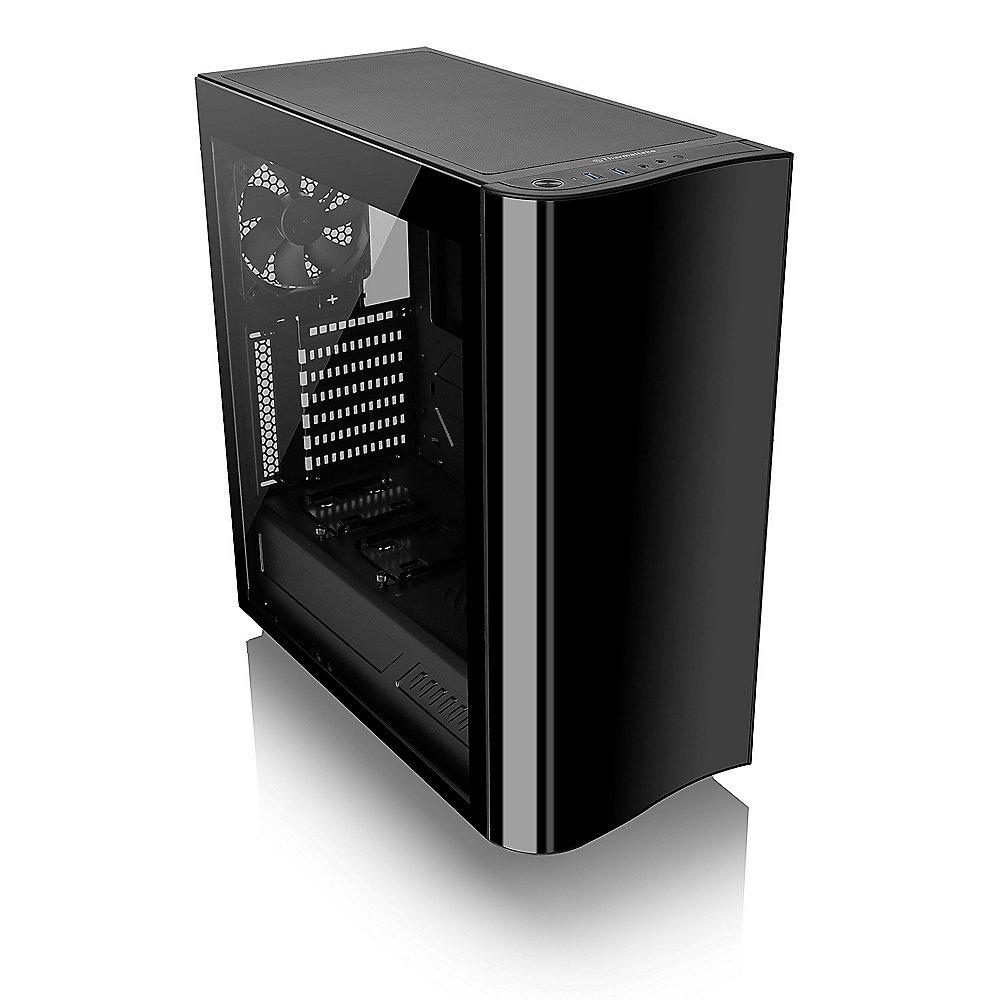 Thermaltake View 22 TG Midi-Tower ATX Gehäuse schwarz, mit Sichtfenster (o.NT)