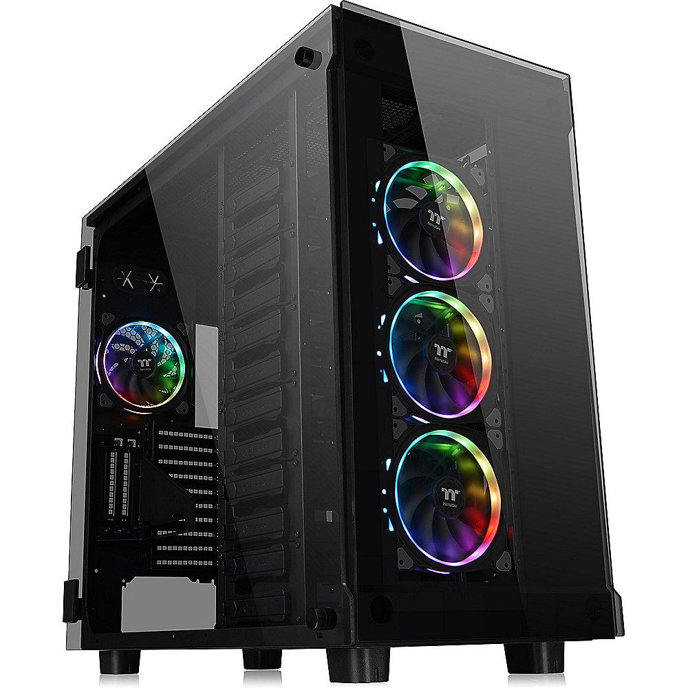 Thermaltake View 91 TG RGB Full-Tower ATX Gehäuse schwarz, mit Fenster (o.NT)