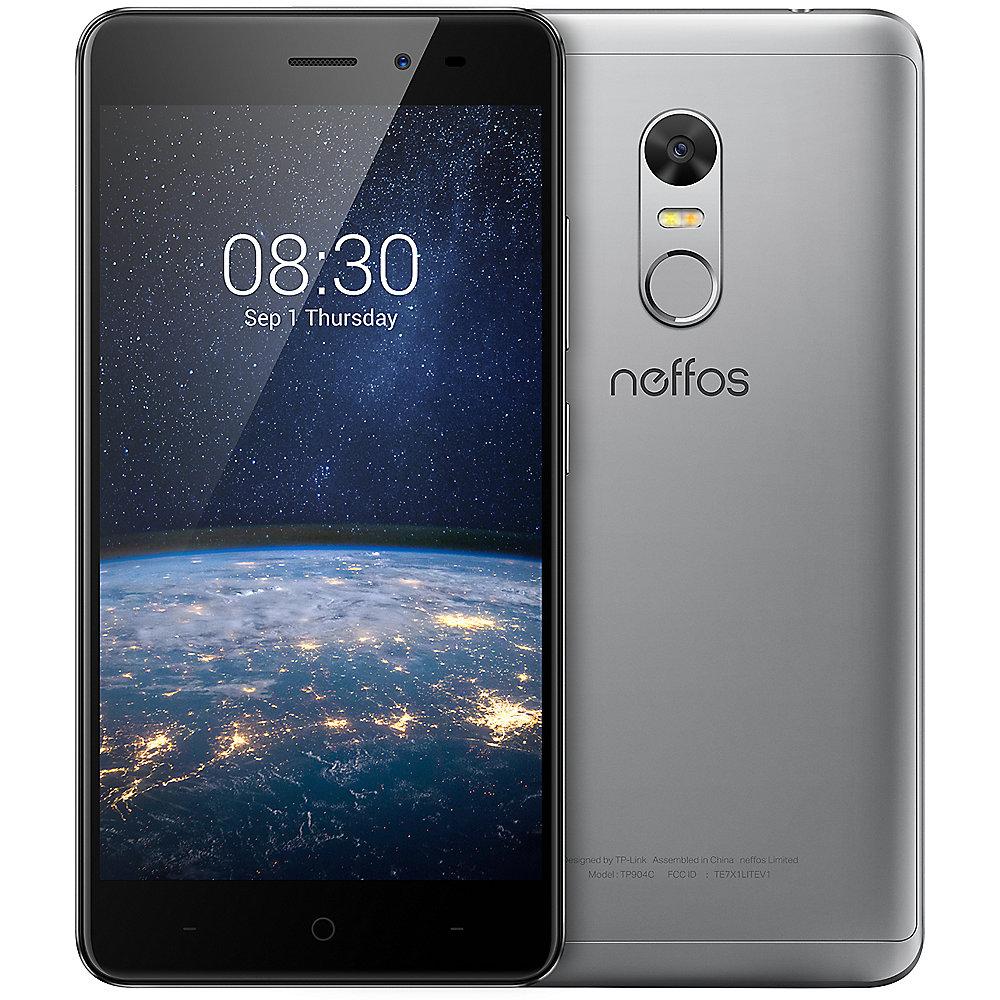 TP-LINK Neffos X1 Lite 4G LTE Dual-SIM cloudy grey Android 7.0 Smartphone