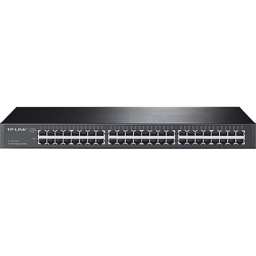 TP-LINK TL-SG1048 48x Port Gigabit Switch Unmanaged mit Rackmount 1HE