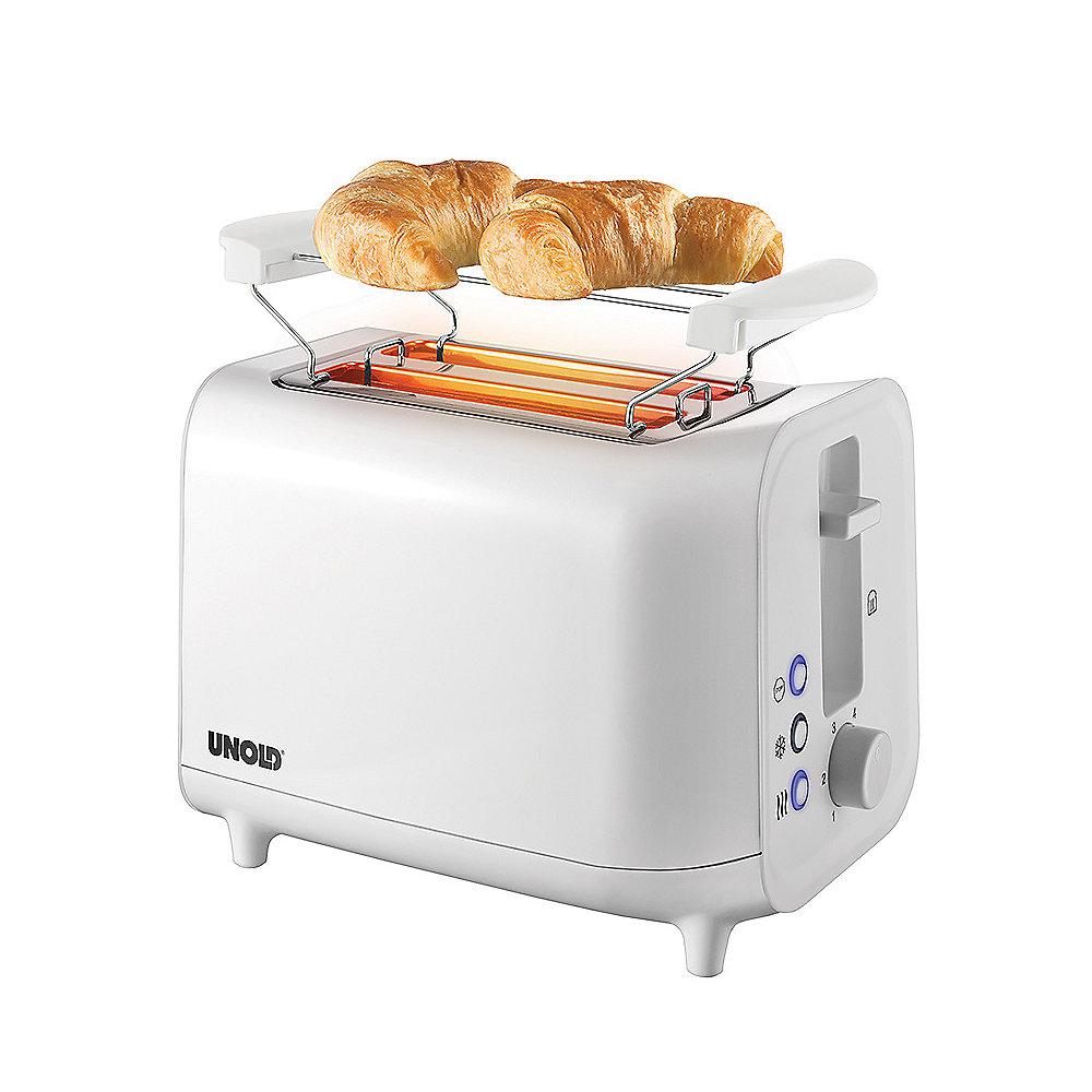 Unold 38411 Toaster Easy weiß