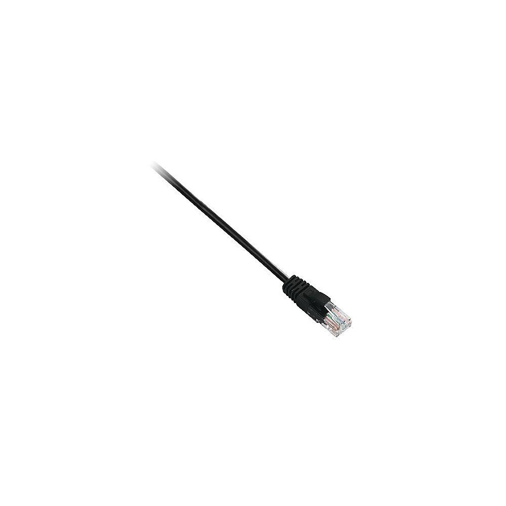 V7 Patch Netzwerkkabel RJ45 UTP CAT5e 1,0m schwarz