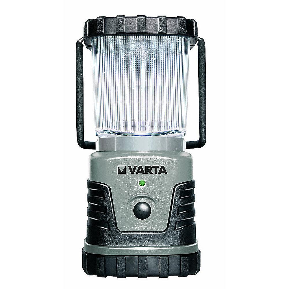 VARTA 4 Watt LED Camping Lantern 3D silber/schwarz