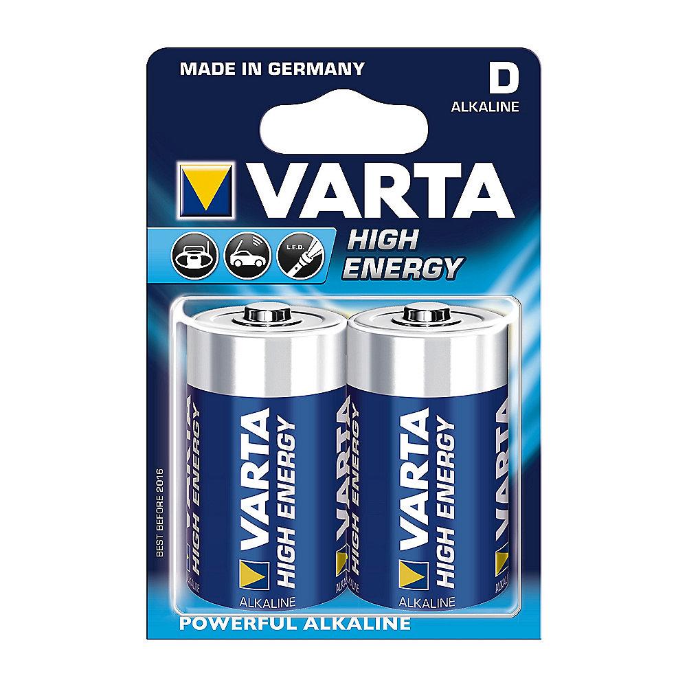 VARTA High Energy Batterie Mono D LR20 2er Blister