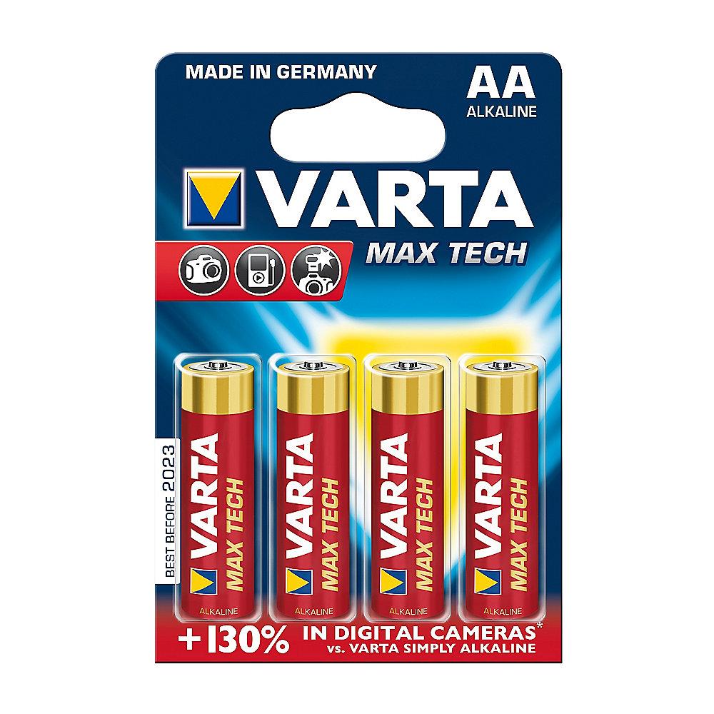 VARTA MAX TECH Batterie Mignon AA LR6 4er Blister, VARTA, MAX, TECH, Batterie, Mignon, AA, LR6, 4er, Blister