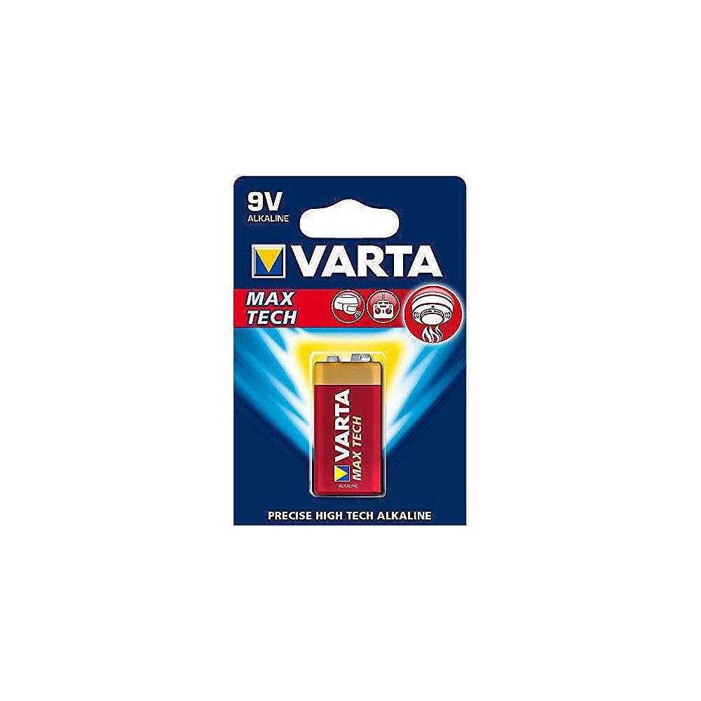 VARTA Max Tech E-Block 6LR61 9V 1er Blister, VARTA, Max, Tech, E-Block, 6LR61, 9V, 1er, Blister