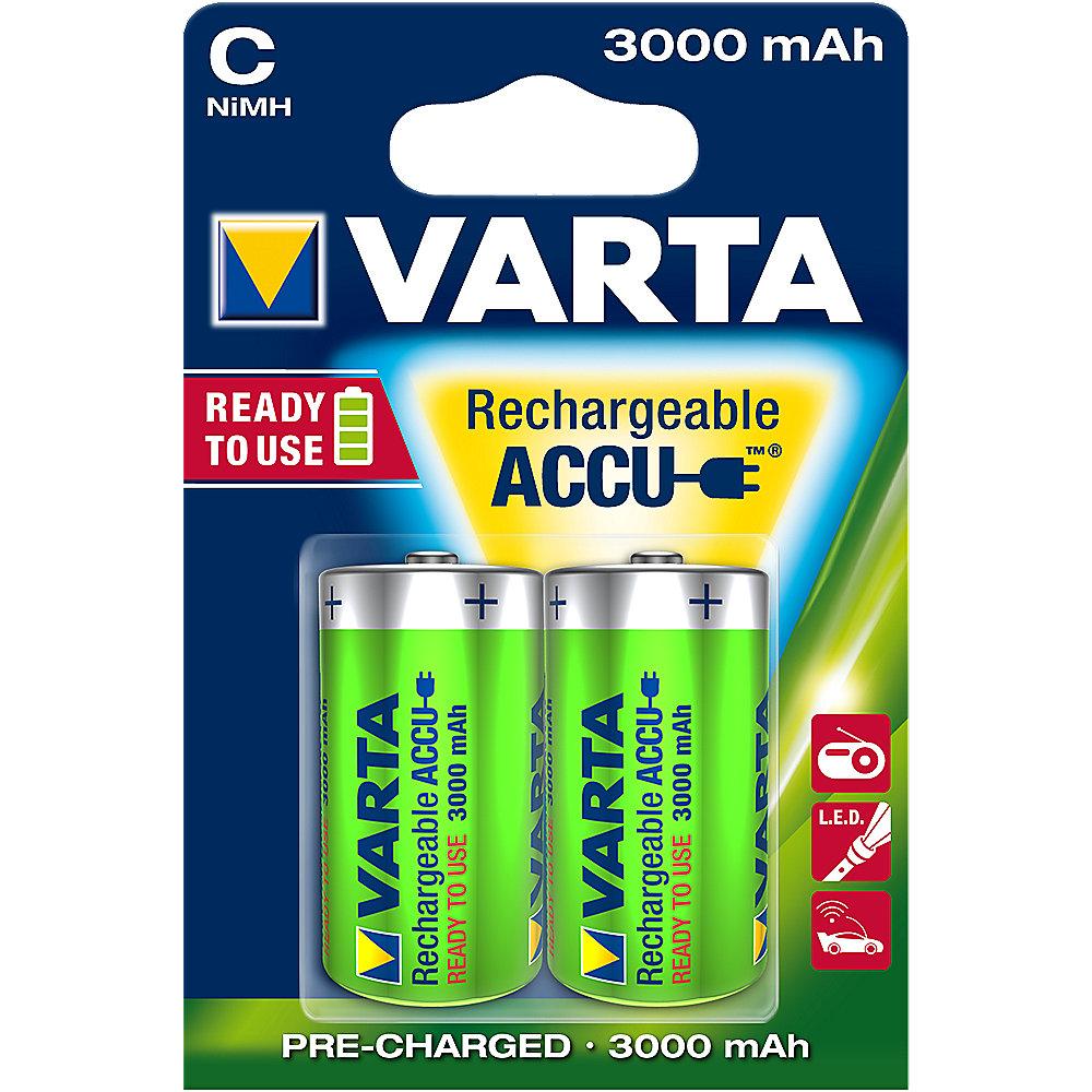 VARTA Ready2Use Akku Baby C HR14 2er Blister (3000mAh), VARTA, Ready2Use, Akku, Baby, C, HR14, 2er, Blister, 3000mAh,