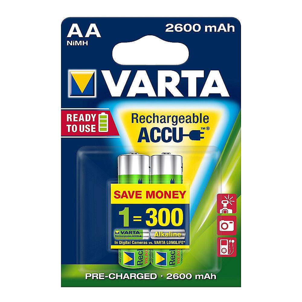 VARTA Ready2Use Akku Micro AAA HR3 2er Blister (1000 mAh), VARTA, Ready2Use, Akku, Micro, AAA, HR3, 2er, Blister, 1000, mAh,