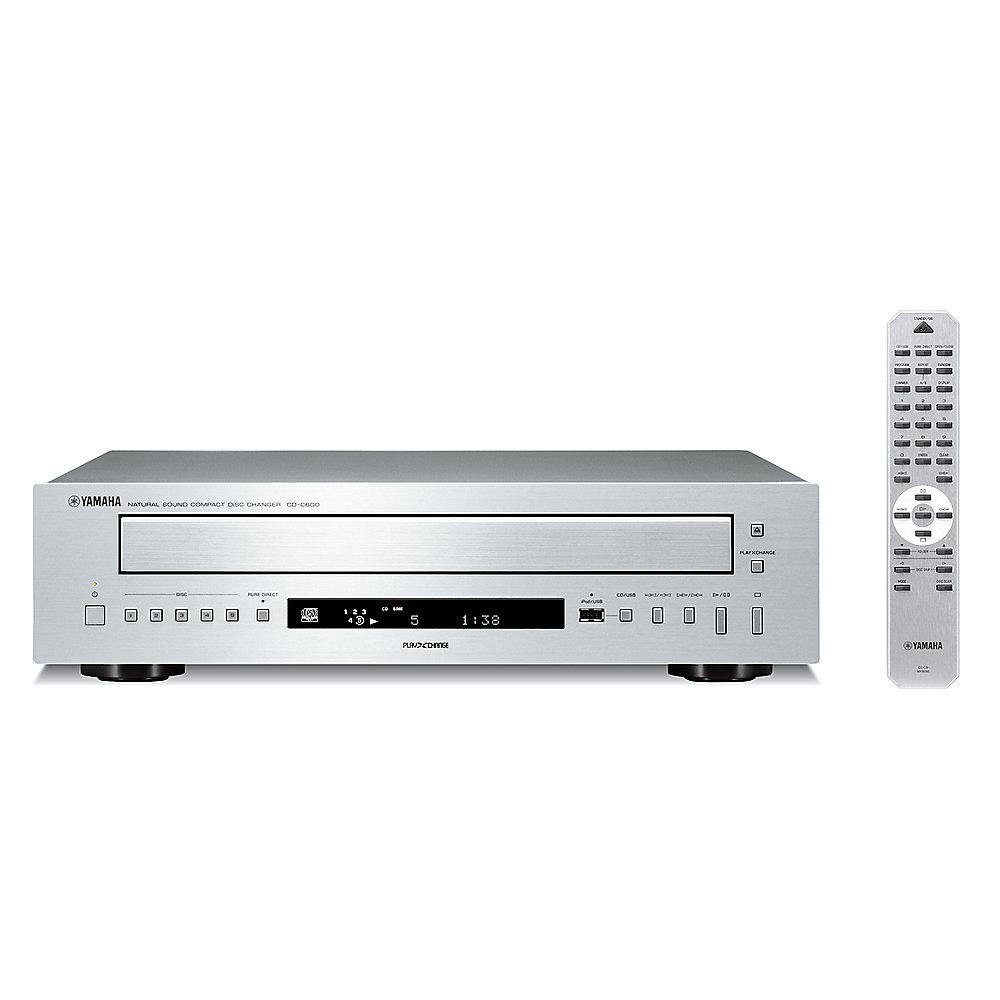 Yamaha CD-C600 CD-Player silber, Yamaha, CD-C600, CD-Player, silber