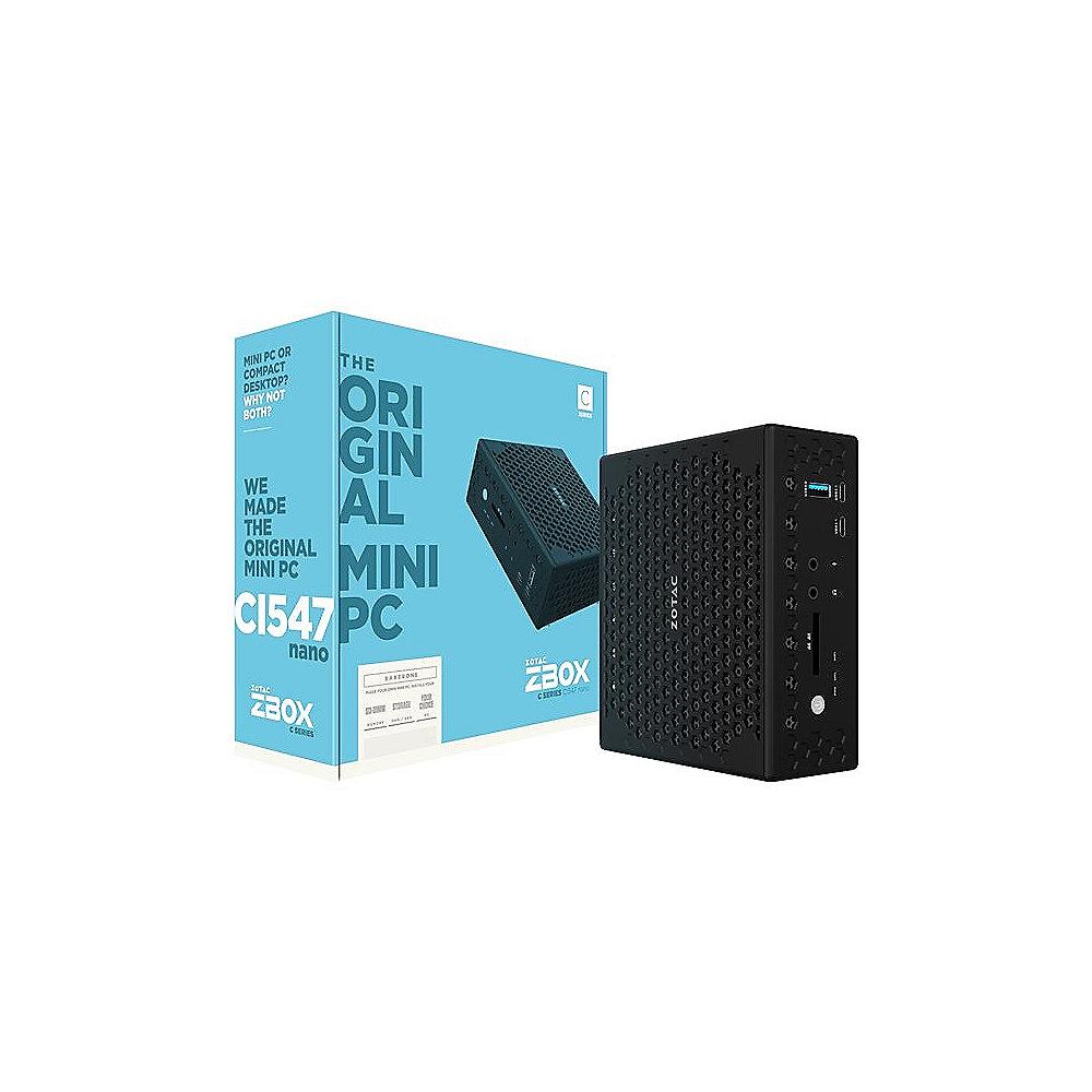 ZOTAC ZBOX CI547 NANO Barebone i5-7200U 0GB/0GB DP/HDMI/WLAN/BT ohne Windows, ZOTAC, ZBOX, CI547, NANO, Barebone, i5-7200U, 0GB/0GB, DP/HDMI/WLAN/BT, ohne, Windows