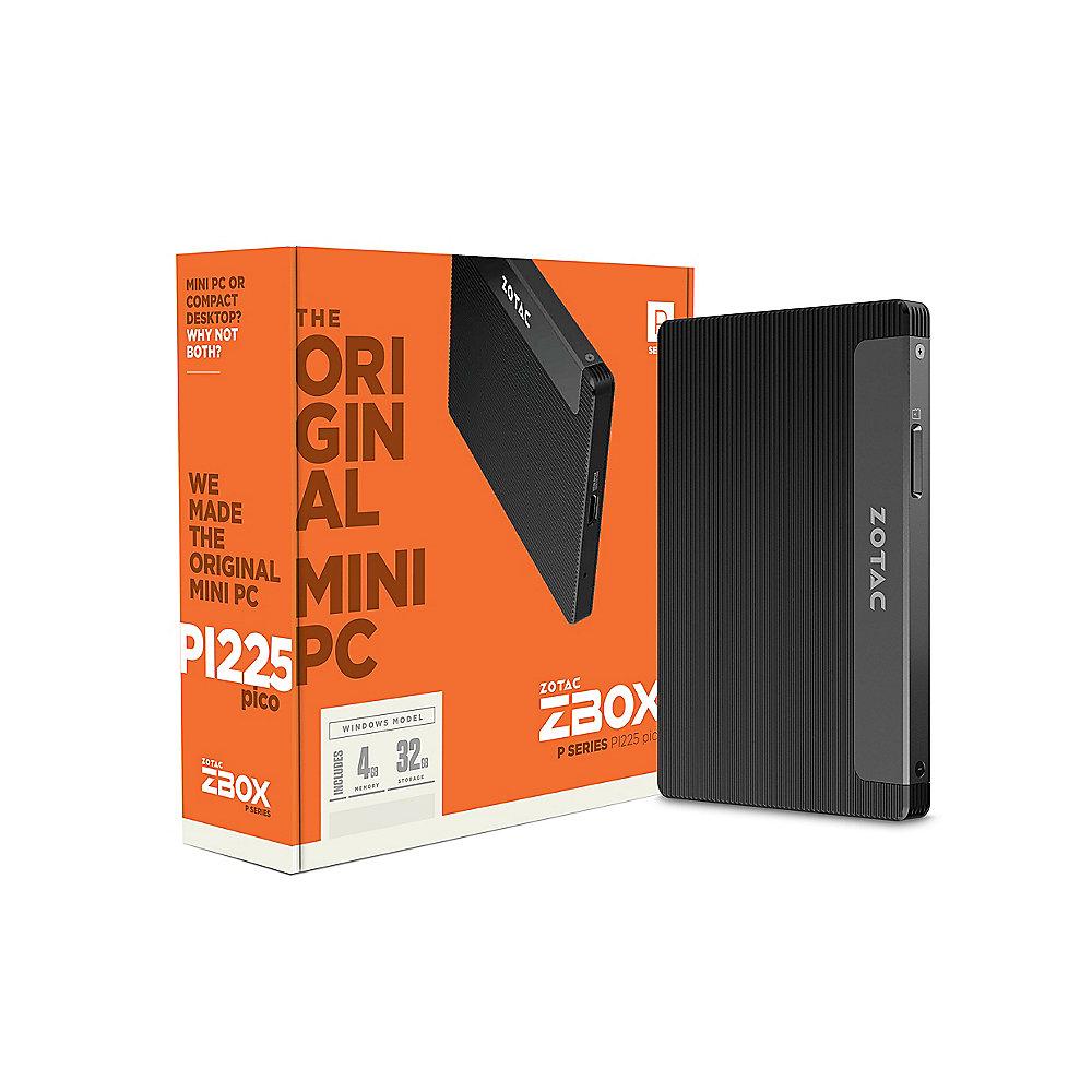 ZOTAC ZBOX PI225-W3B Mini-PC Intel N3350 4GB/32GB Windows 10, ZOTAC, ZBOX, PI225-W3B, Mini-PC, Intel, N3350, 4GB/32GB, Windows, 10