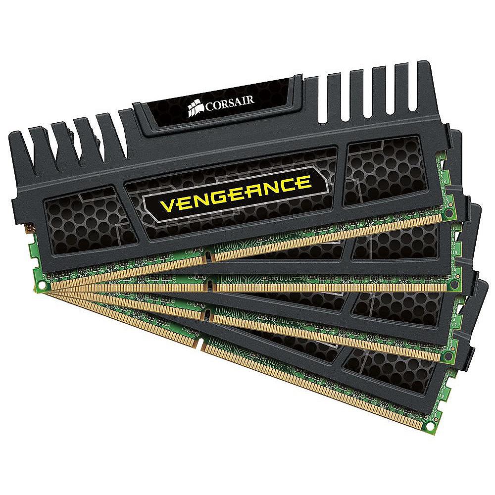 16GB (4x4GB) Corsair Vengeance DDR3-1600 CL9 (9-9-9-24) RAM DIMM Kit