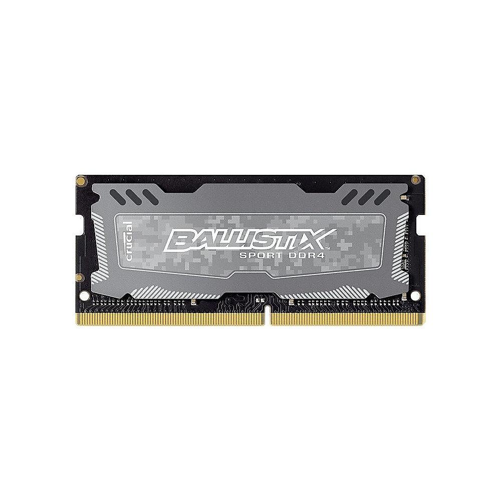 16GB Ballistix Sport LT DDR4-2400 CL 16 SO-DIMM RAM Speicher, 16GB, Ballistix, Sport, LT, DDR4-2400, CL, 16, SO-DIMM, RAM, Speicher