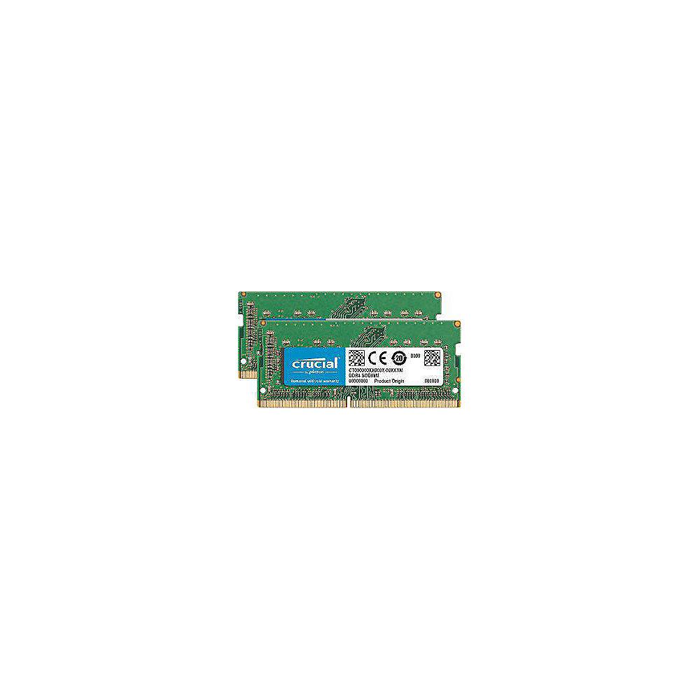 32GB (2x16GB) Crucial DDR4-2400 CL17 PC4-19200 SO-DIMM für iMac 27