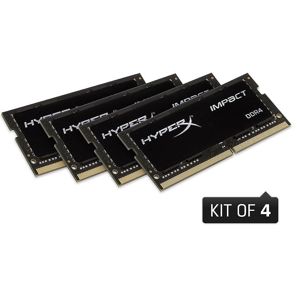 32GB (4x8GB) HyperX Impact DDR4-2400 CL15 SO-DIMM RAM Kit