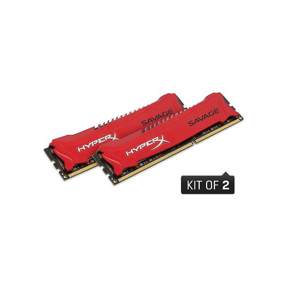 8GB (2x4GB) HyperX Savage rot DDR3-1866 CL9 RAM Kit
