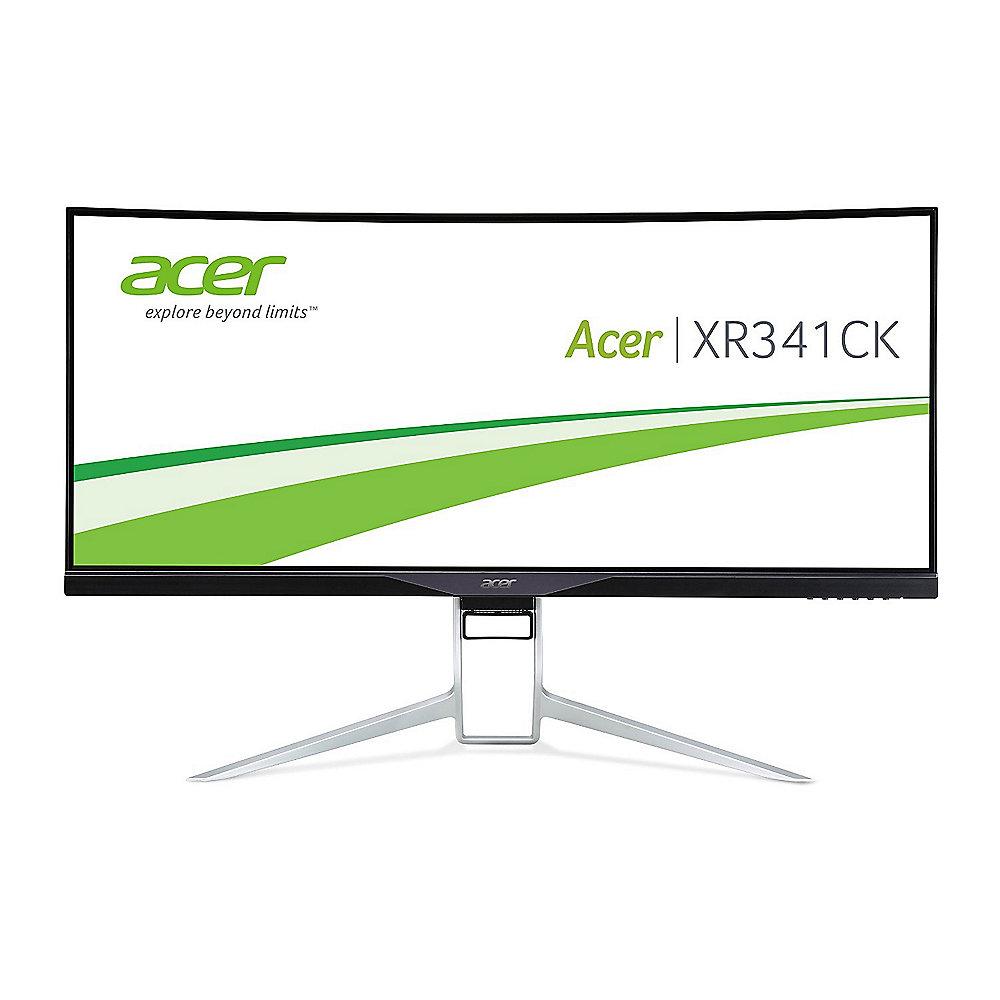 ACER Predator XR341CK 86cm (34") UWQHD curved Gaming-Monitor FreeSync 75Hz 4ms