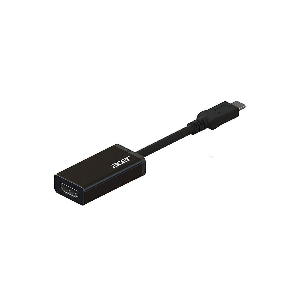 Acer USB Type C to HDMI Adapter für Notebooks und 2-in-1s schwarz NP.CAB1A.012