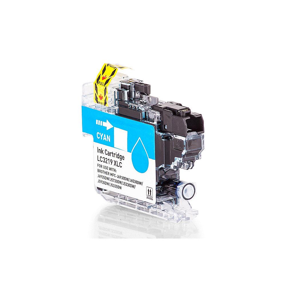 Alternative zu Brother LC-3219XL-C Tintenpatrone Cyan