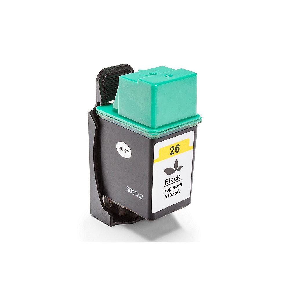 Alternative zu HP 26 / 51626AE Tintenpatrone Schwarz