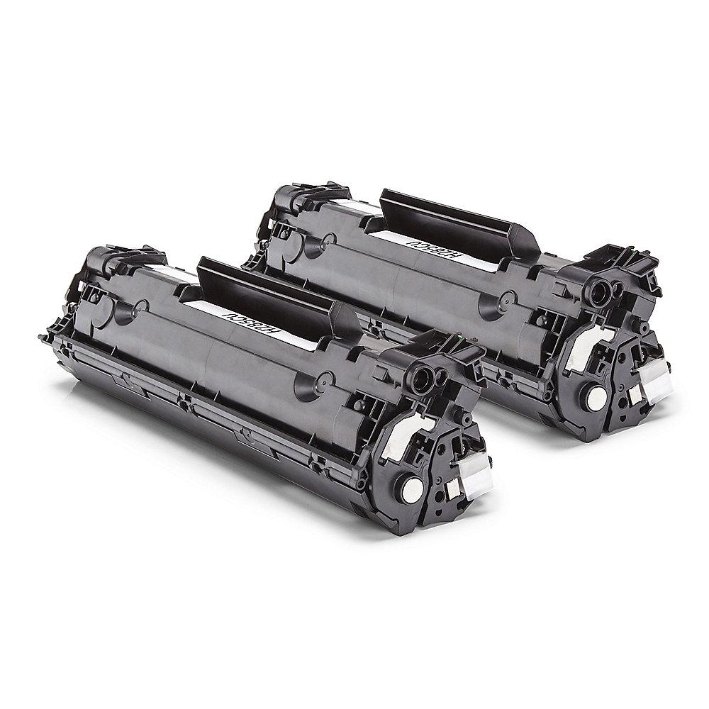 Alternative zu HP CE285AD / 85A Toner Schwarz Doppelpack für 2x ca. 1.600 Seiten