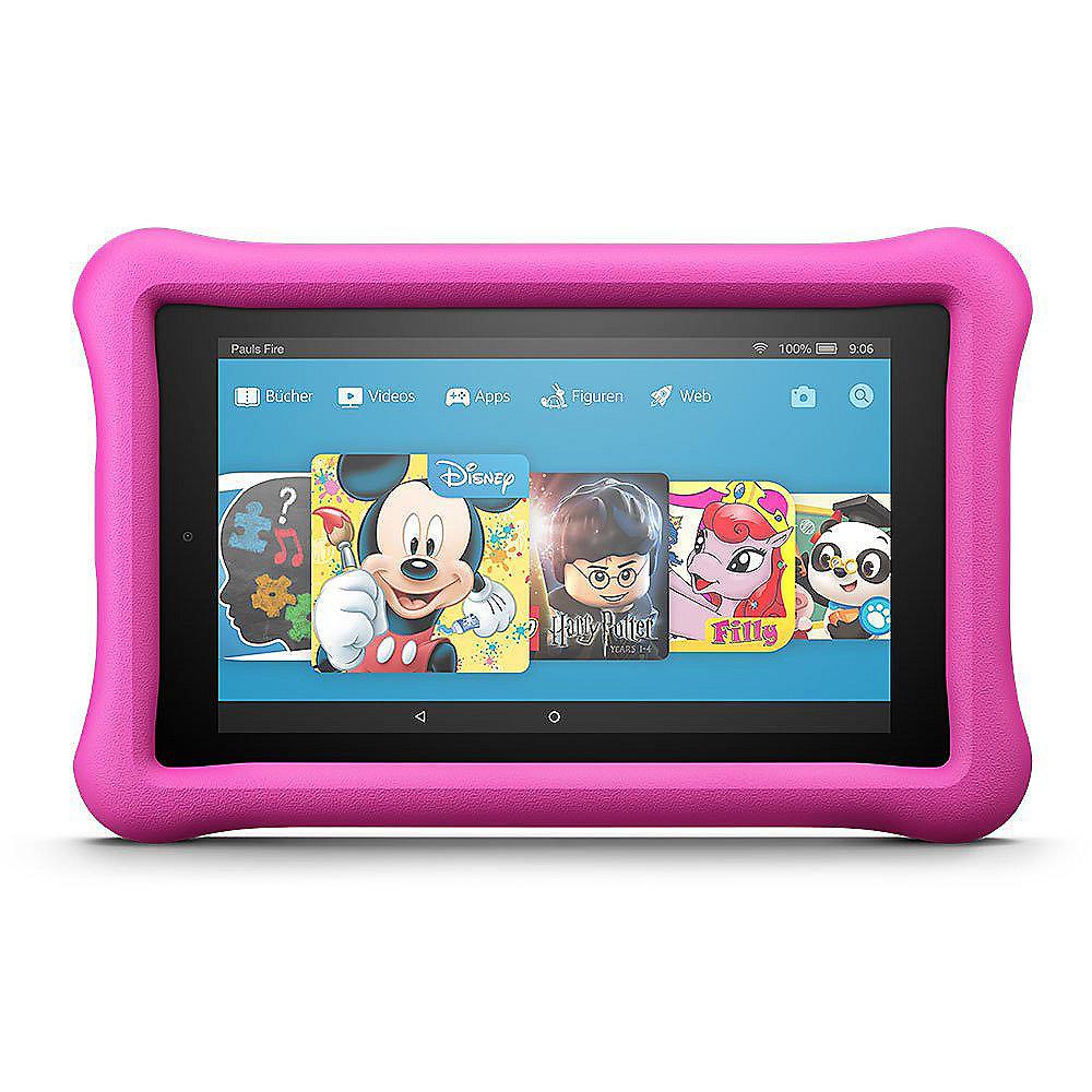 Amazon Fire 7 Kids Edition Tablet WiFi 16 GB Kid-Proof Case pink