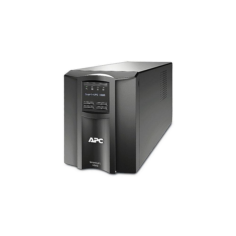 APC Smart-UPS 1000VA Tower LCD USV (SMT1000IC), APC, Smart-UPS, 1000VA, Tower, LCD, USV, SMT1000IC,