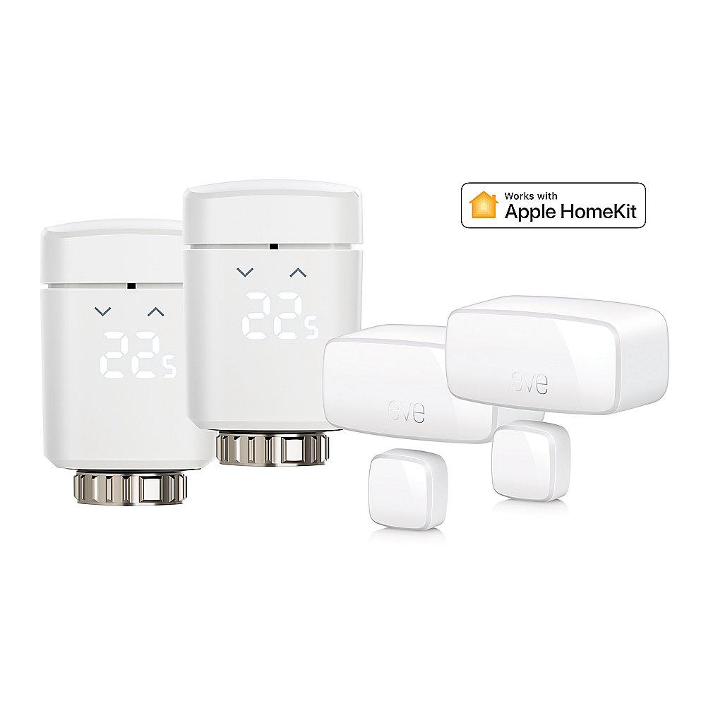 Apple HomeKit Energiesparset mit 2x Eve Door&Window & 2x Eve Thermo