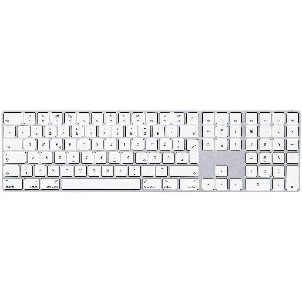 Apple Magic Keyboard mit Ziffernblock Silber