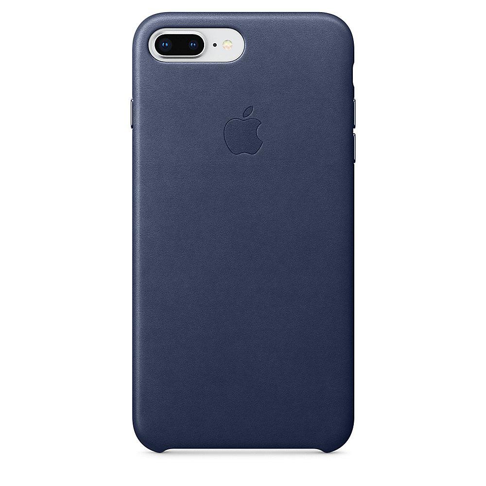 Apple Original iPhone 8 / 7 Plus Leder Case-Mitternachtsblau