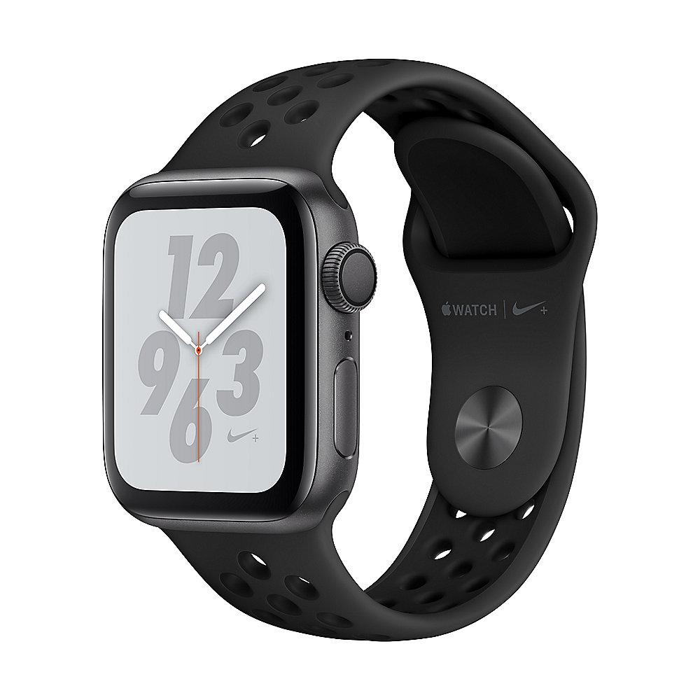 Apple Watch Nike  GPS 40mm Aluminiumgehäuse Space Grau Sportarmband Schwarz