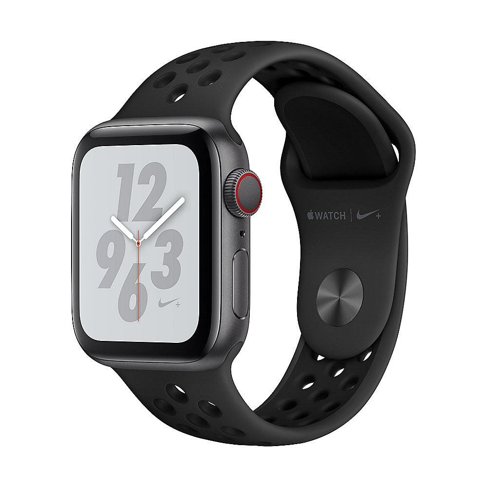 Apple Watch Nike  LTE 40mm Aluminiumgehäuse Space Grau Sportarmband Schwarz