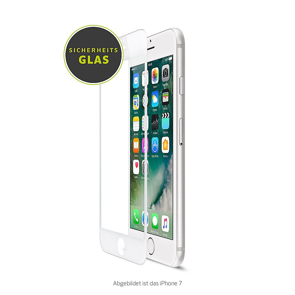 Artwizz CurvedDisplay Glass für iPhone 8/7/6, weiß