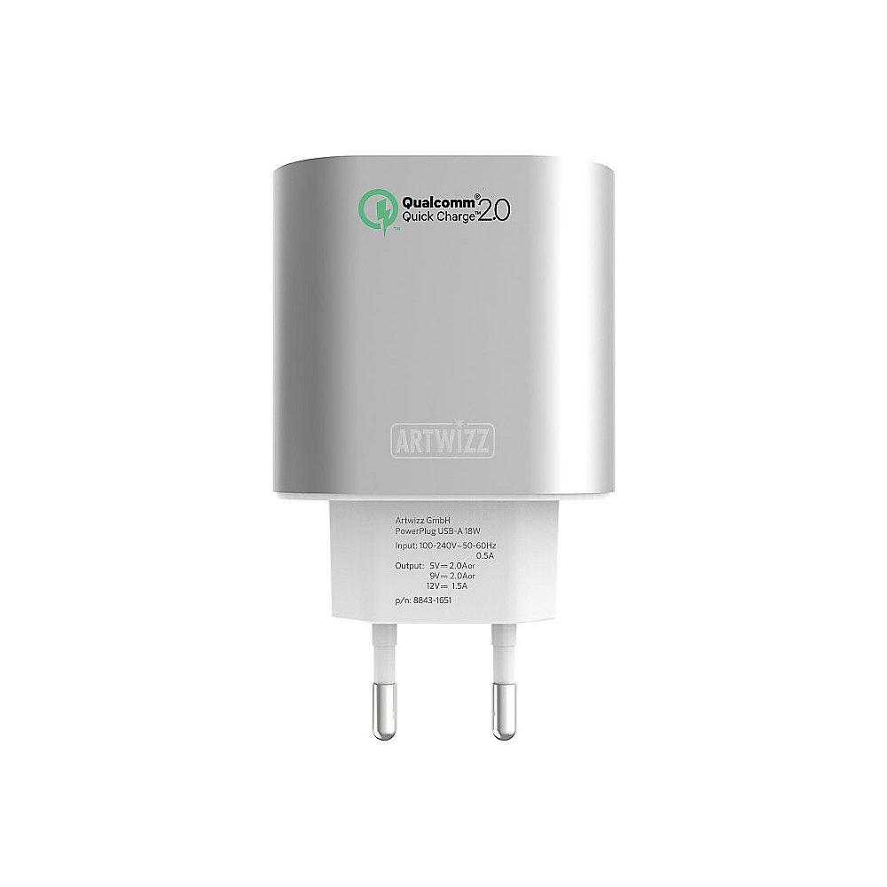 Artwizz Qualcomm Quick Charge 2.0 USB-A 18W, Artwizz, Qualcomm, Quick, Charge, 2.0, USB-A, 18W