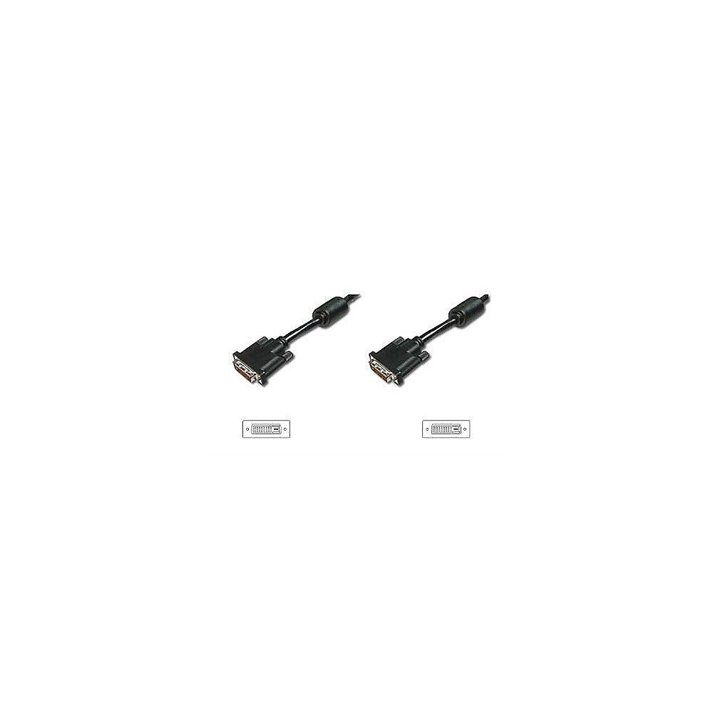 Assmann DVI Kabel 3m 24 1 Dual Link mit Ferritkern Full HD St./St. schwarz