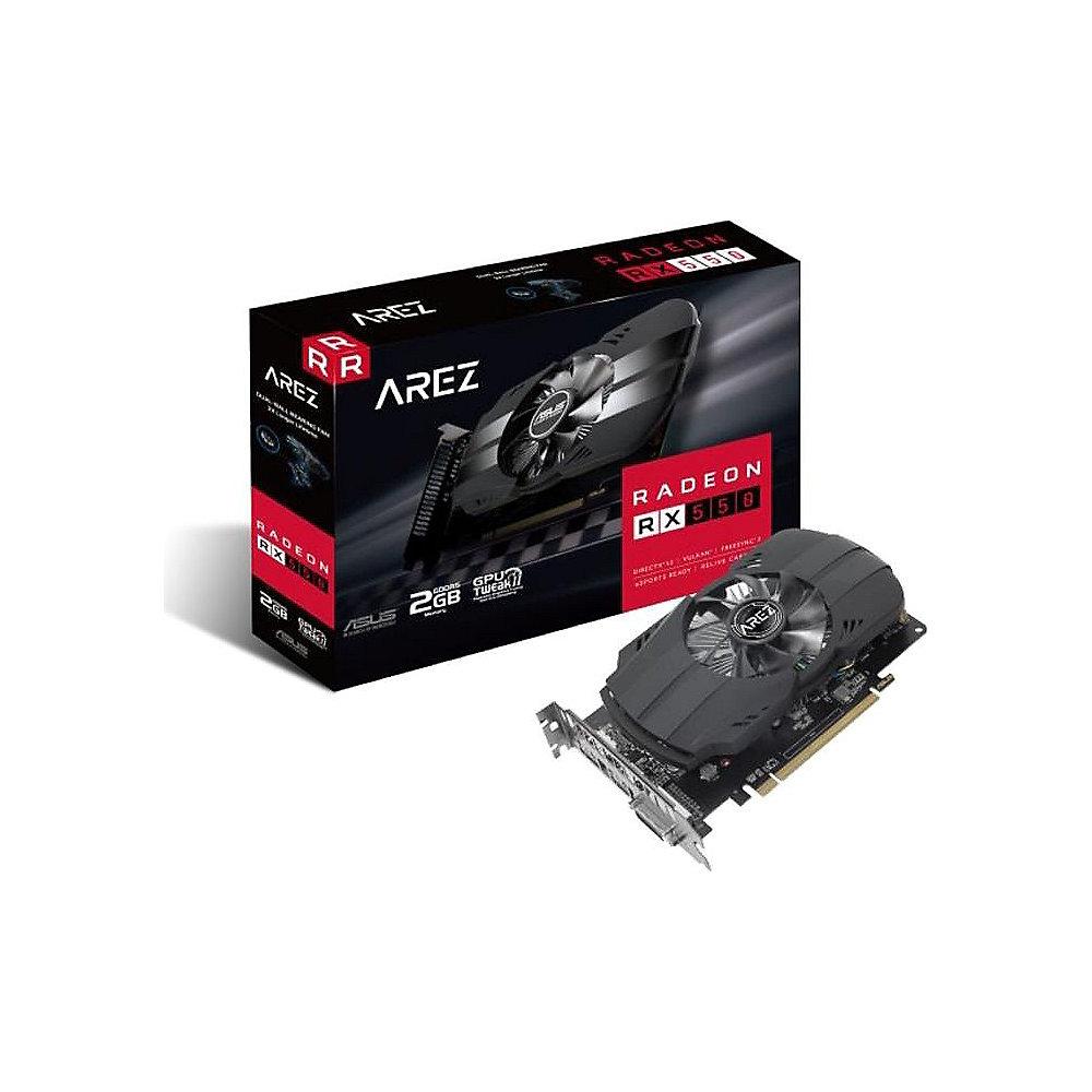 Asus AMD Radeon AREZ RX 550 Phoenix Grafikkarte 2GB GDDR5 HDMI/DP/DVI