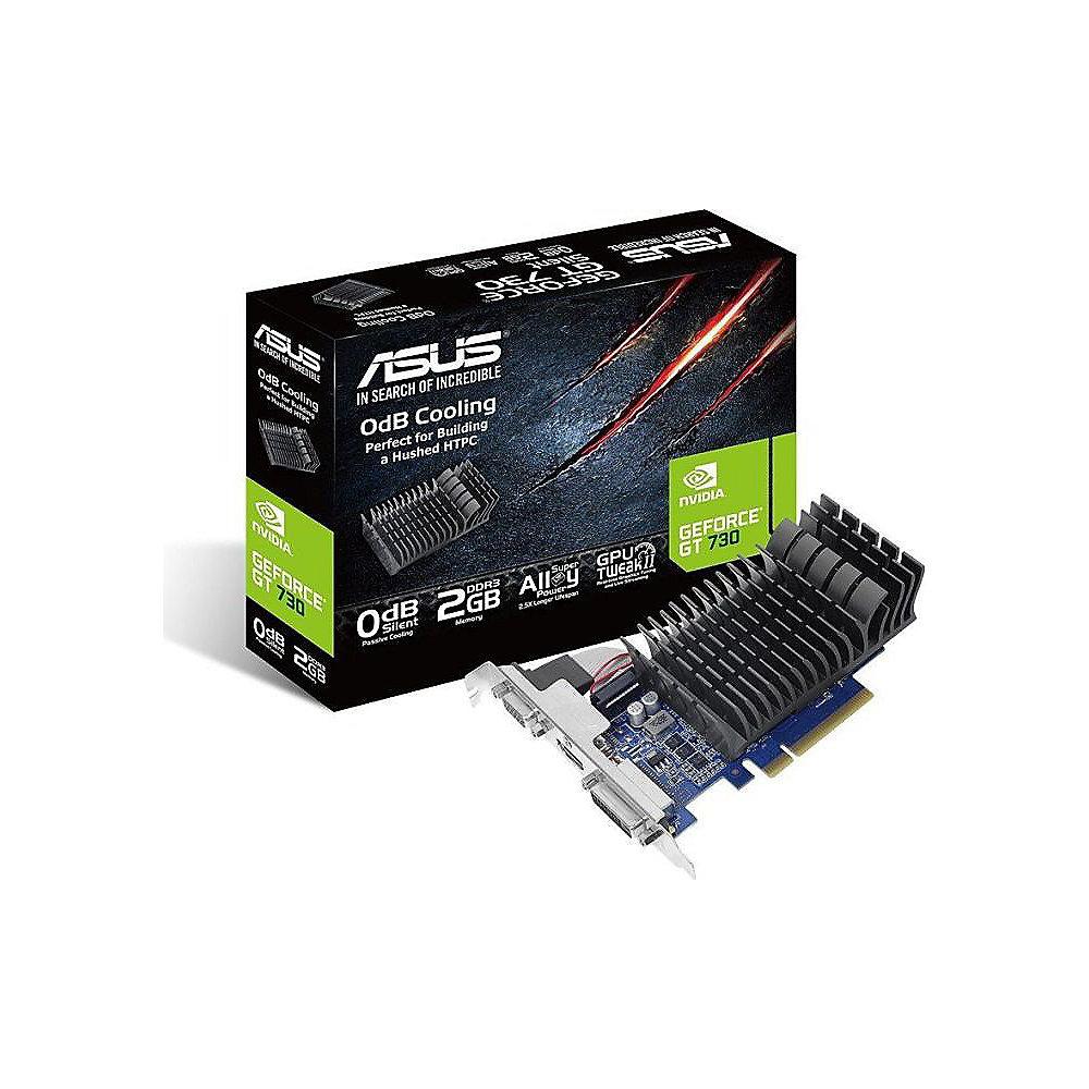 Asus GeForce GT 730 SL-2G-BRK-V2 2GB DDR3 Grafikkarte passiv LP DVI/HDMI/VGA