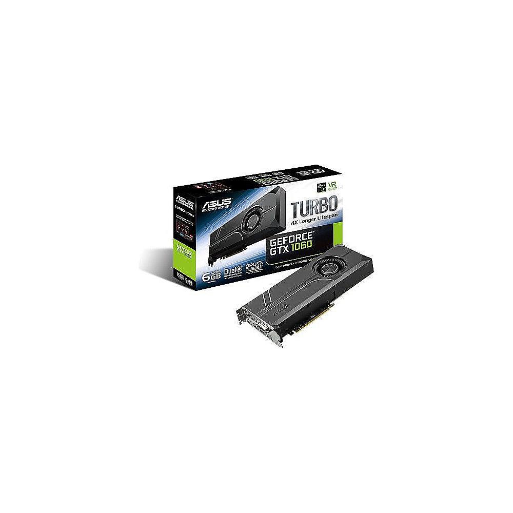 Asus GeForce GTX 1060 Turbo 6GB GDDR5 2xDP/2xHDMI/DVI Grafikkarte