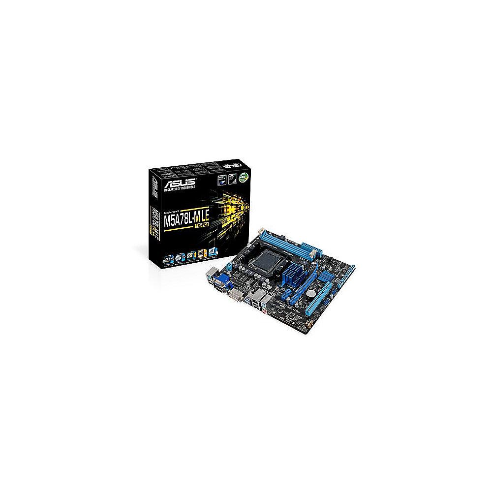 ASUS M5A78L-M LE/USB3 GL/SATA300/DVI/VGA/Seriell 760G mATX Sockel AM3